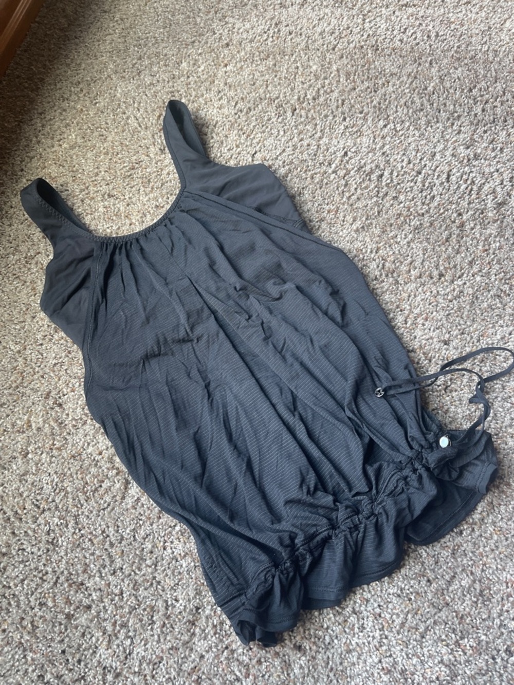 Lululemon bra top cinch waist workout shirt NWOT